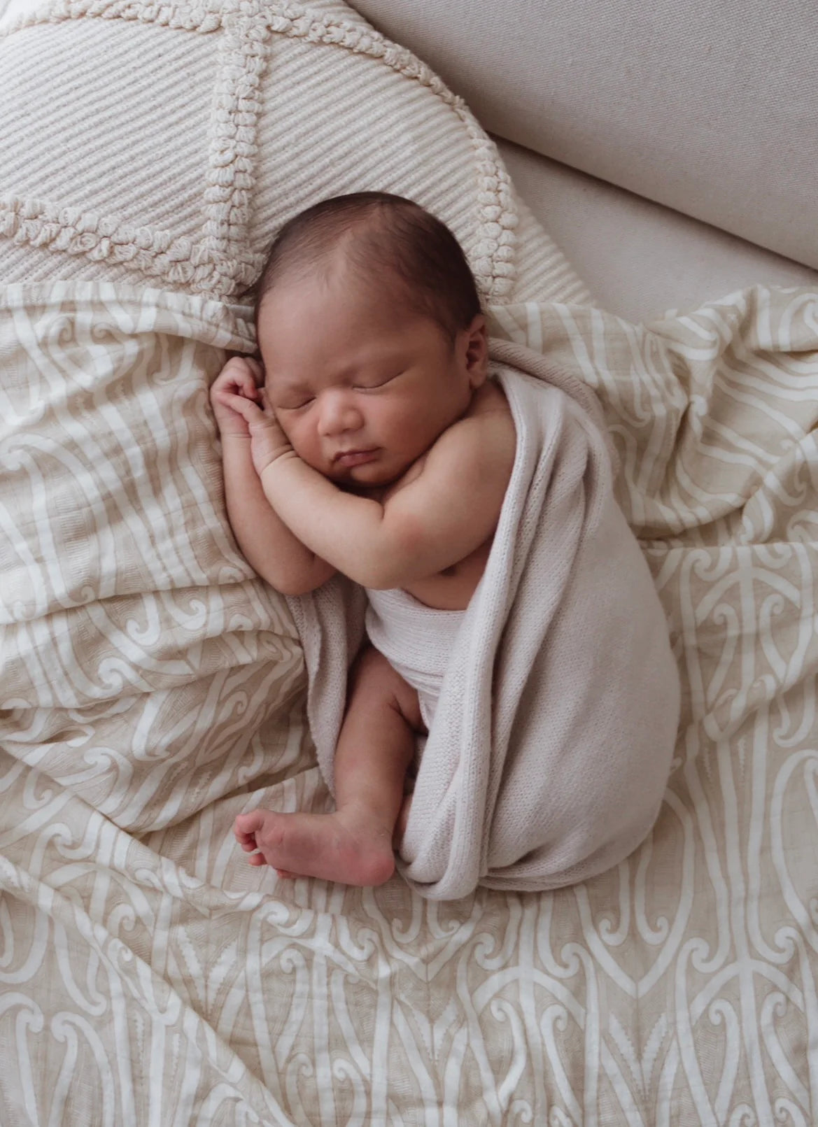 Taurikura Wrap - Beige