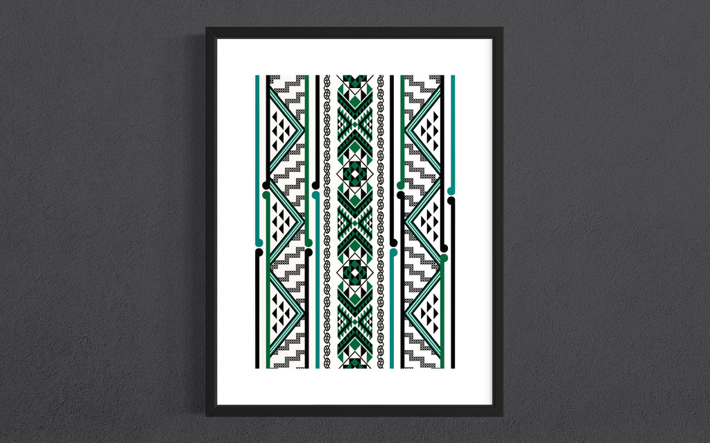 Taniko Pulse print