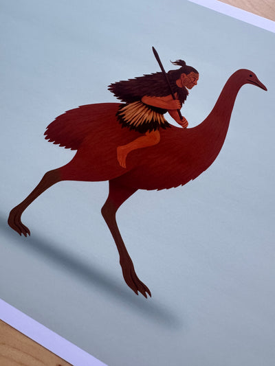Moa Rider Print