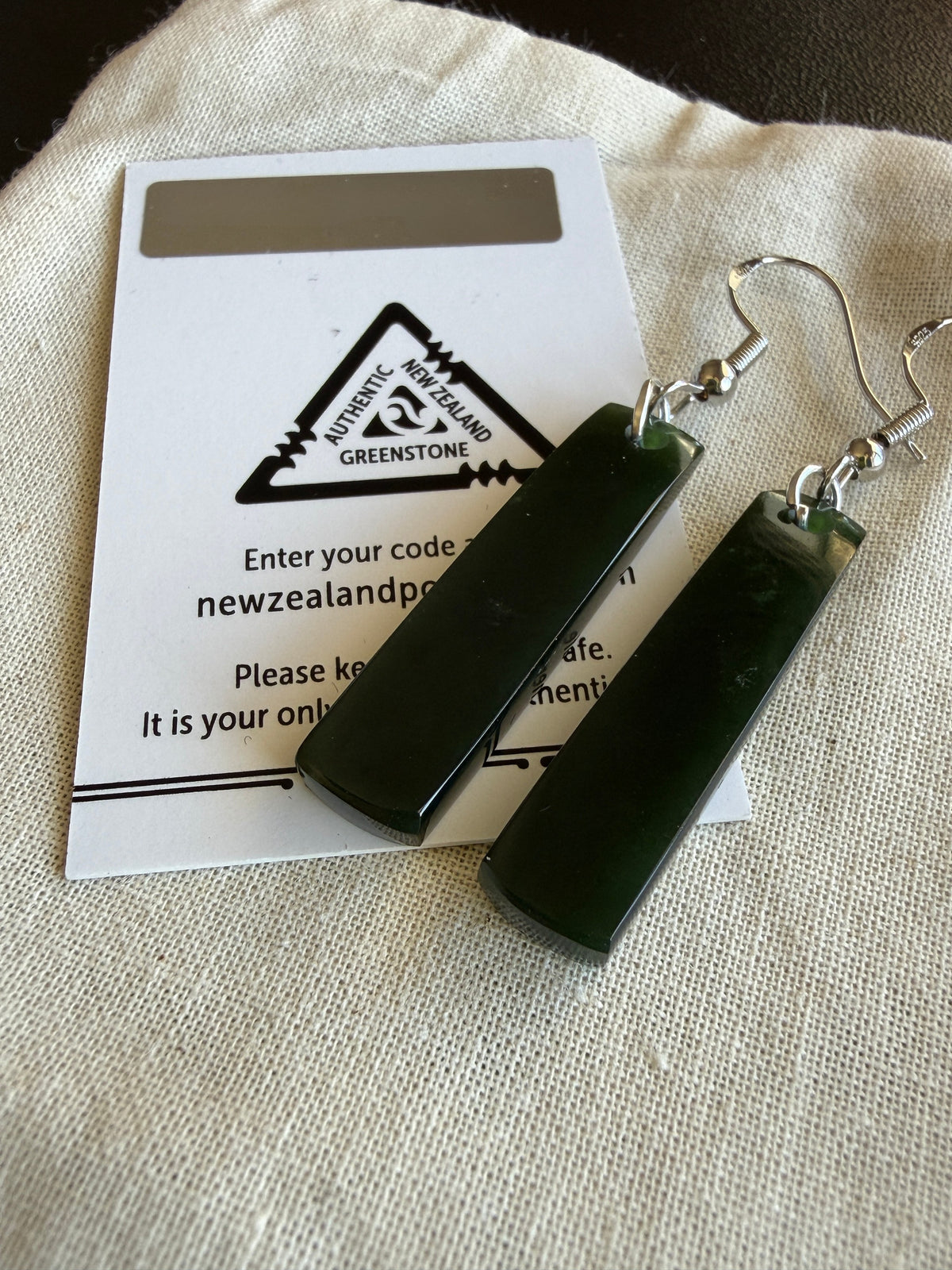 Pounamu Earrings - 3.0cm | Pair 30-02