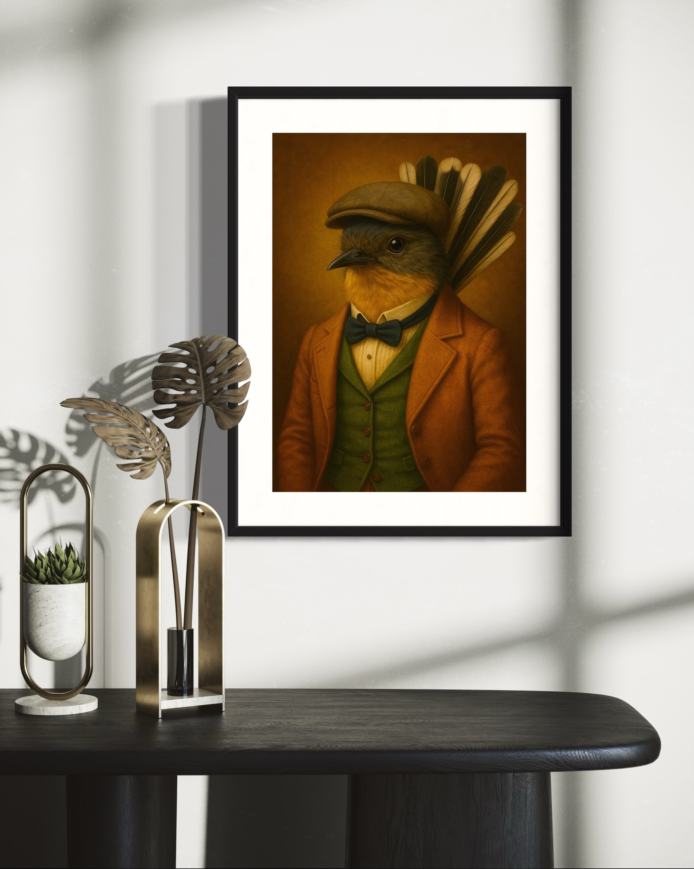 Sir Pīwakawaka Print