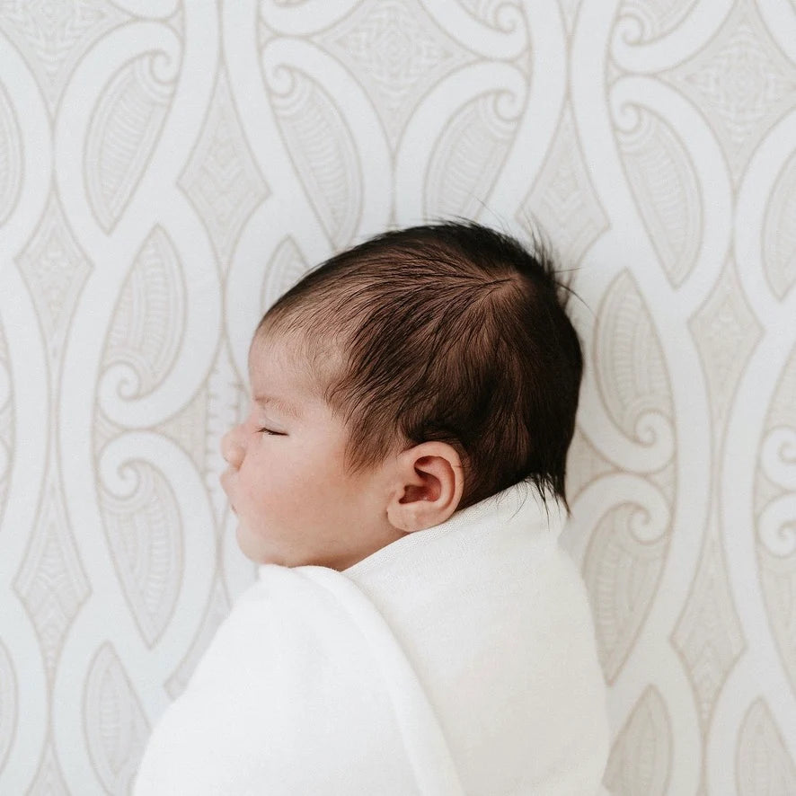 Fitted Cot Sheet | Te Pātiki Mocha