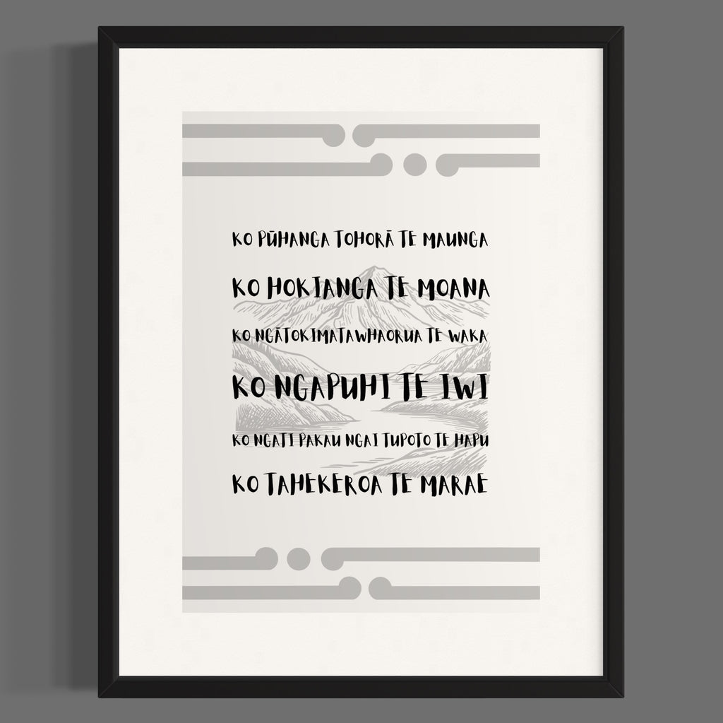 Custom Pepeha print