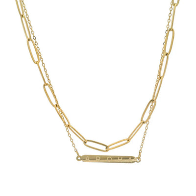 Aroha Double Chain Necklace