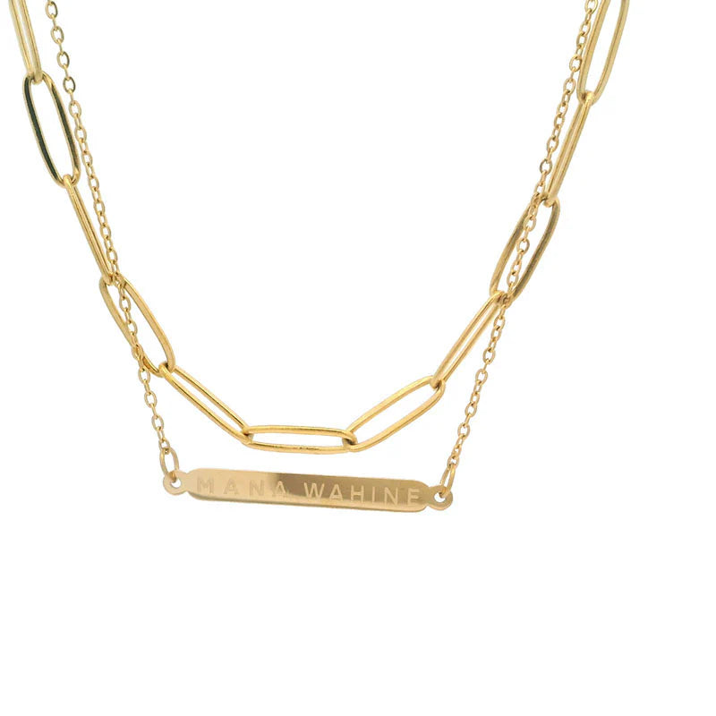 Mana Wahine Double Chain Necklace