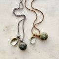 Paua & Kina Shell Pair Necklace