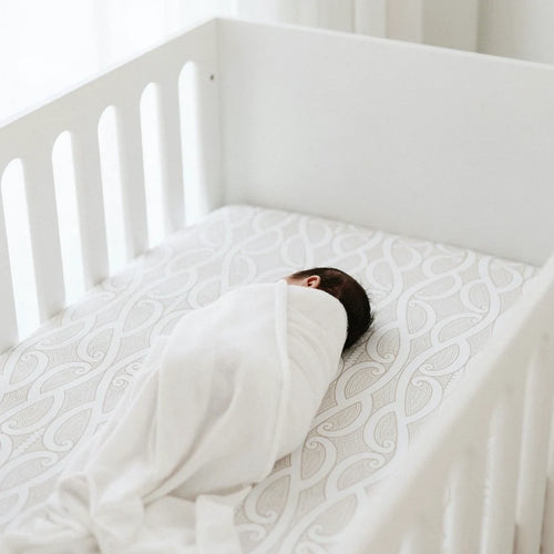 Fitted Cot Sheet | Te Pātiki Mocha