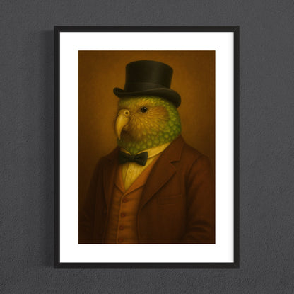 Sir Kākāpō print