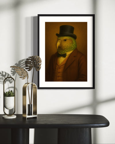 Sir Kākāpō print