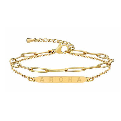 Aroha Double Chain Bracelet