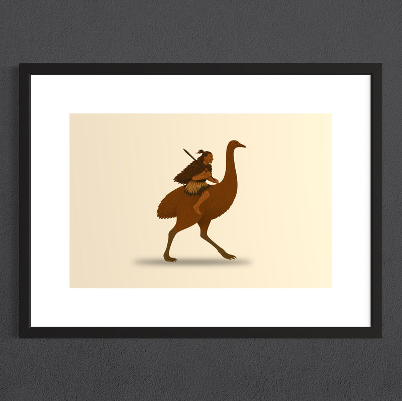 Moa Rider Print