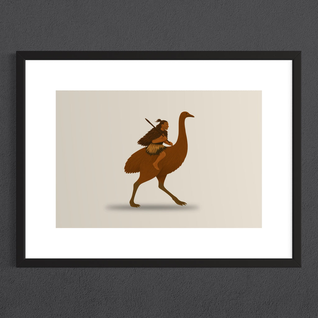 Moa Rider Print