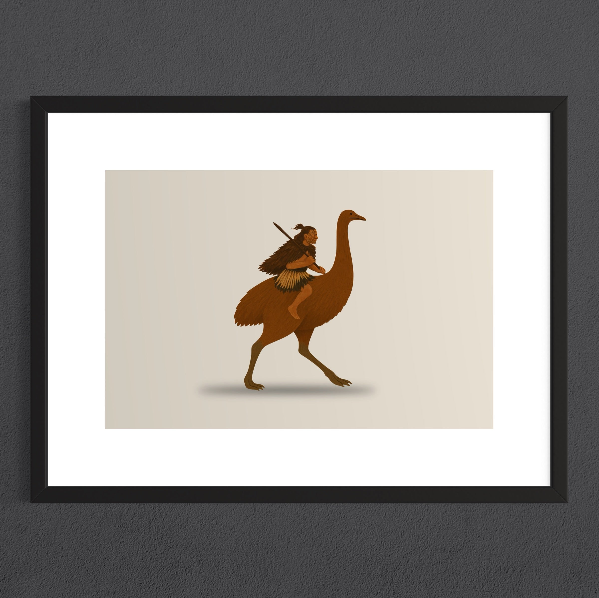 Moa Rider Print