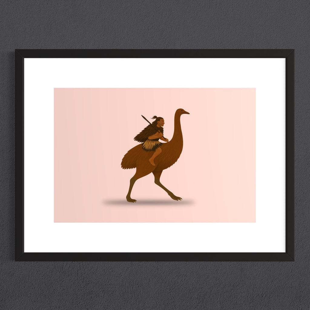 Moa Rider Print
