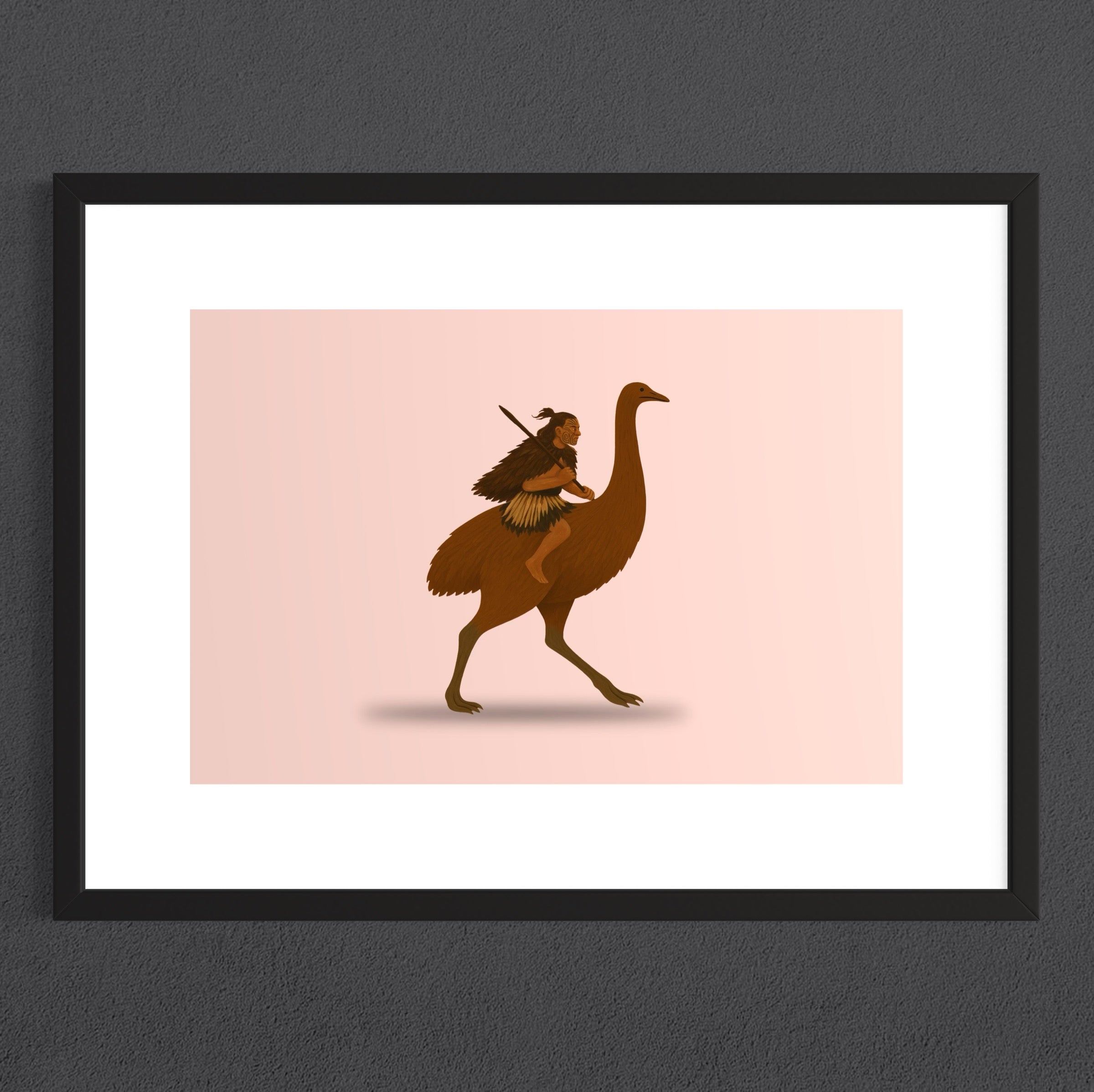 Moa Rider Print
