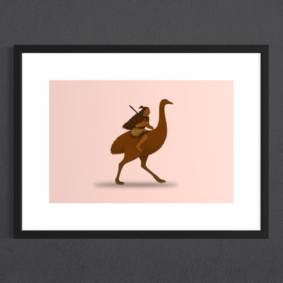 Moa Rider Print
