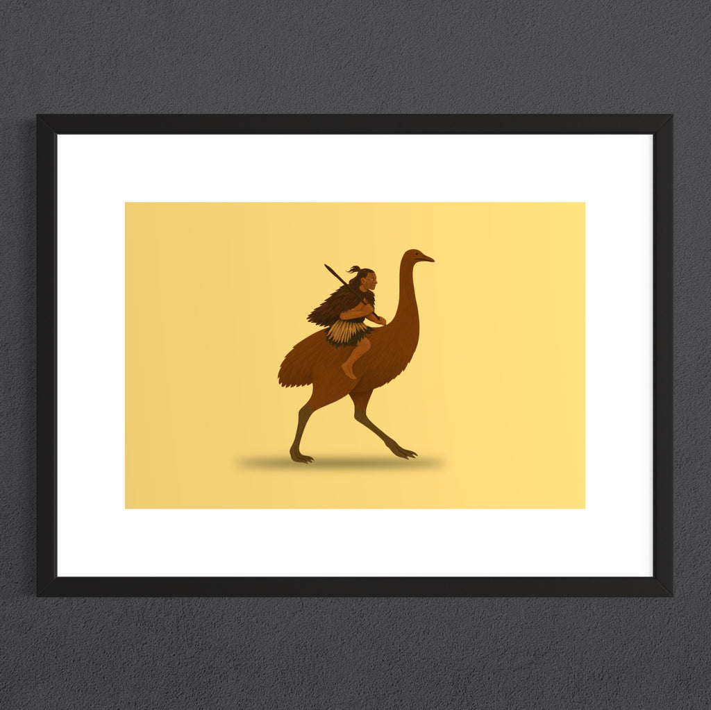 Moa Rider Print