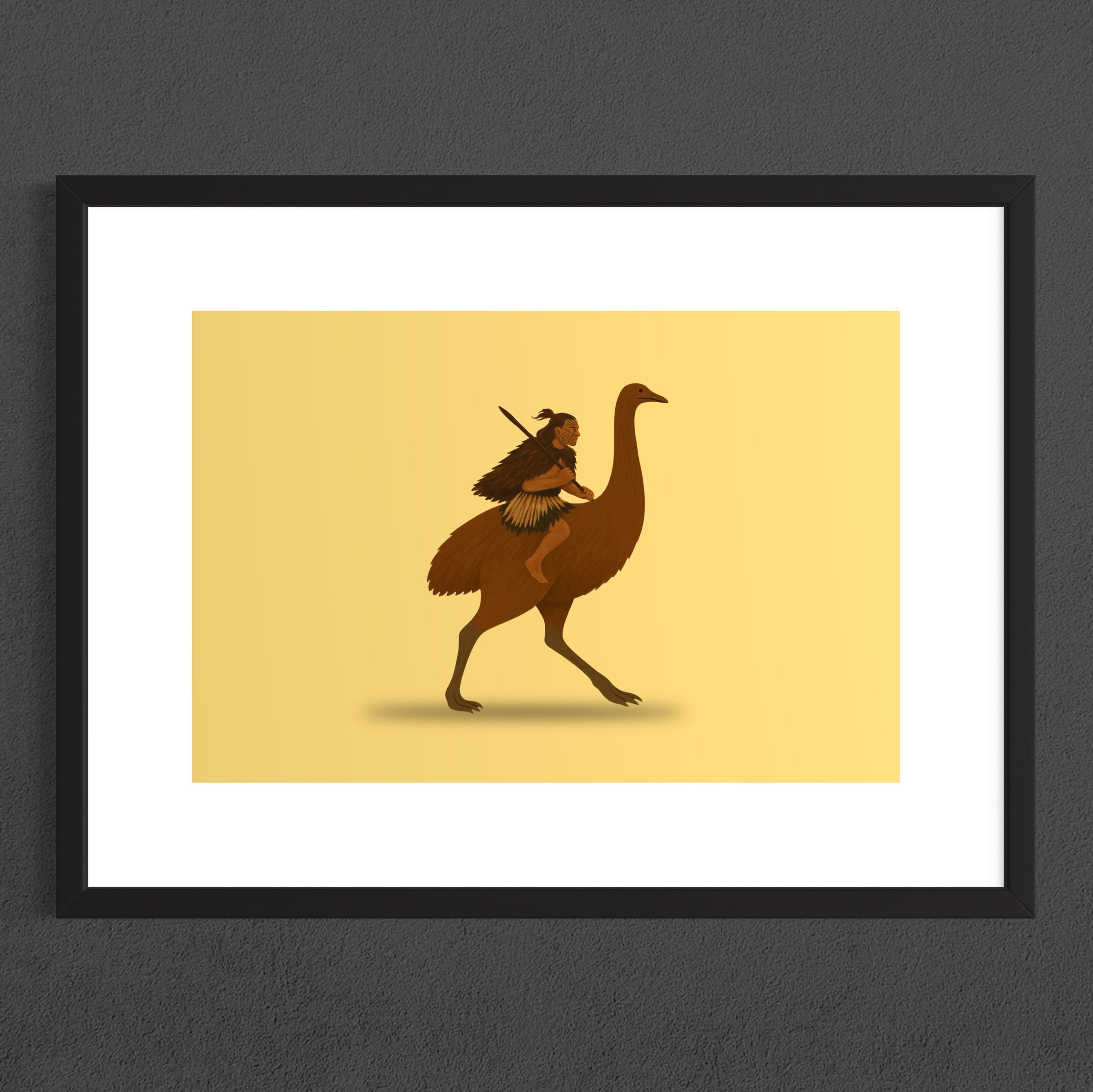 Moa Rider Print