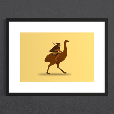 Moa Rider Print