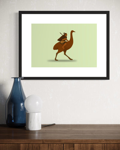 Moa Rider Print