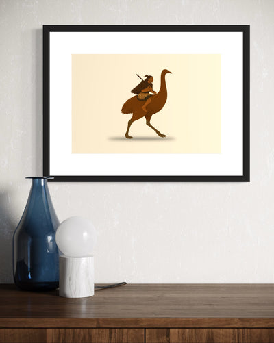 Moa Rider Print