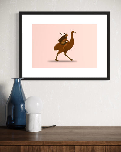 Moa Rider Print