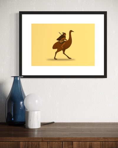 Moa Rider Print