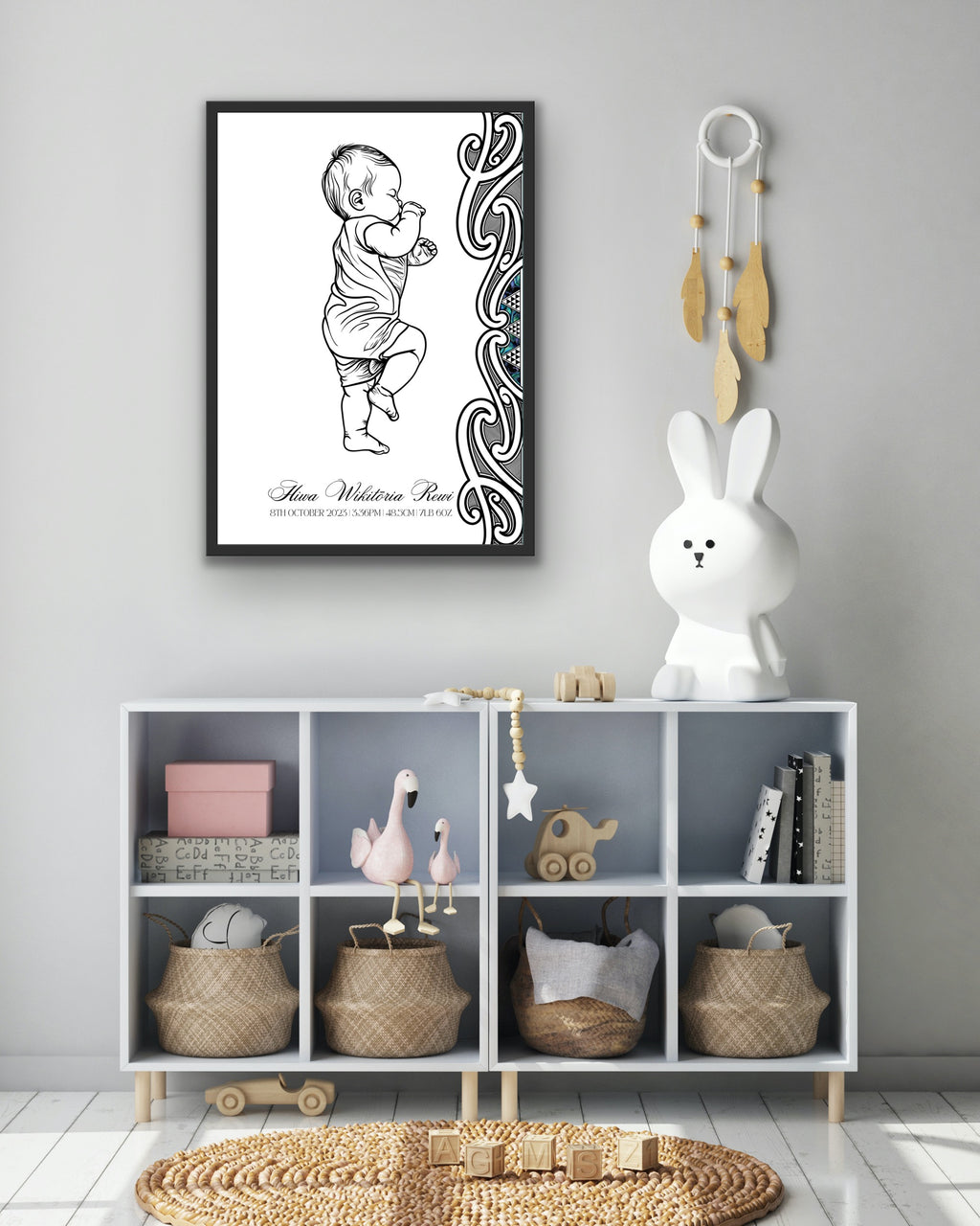 Custom Pēpi birth print