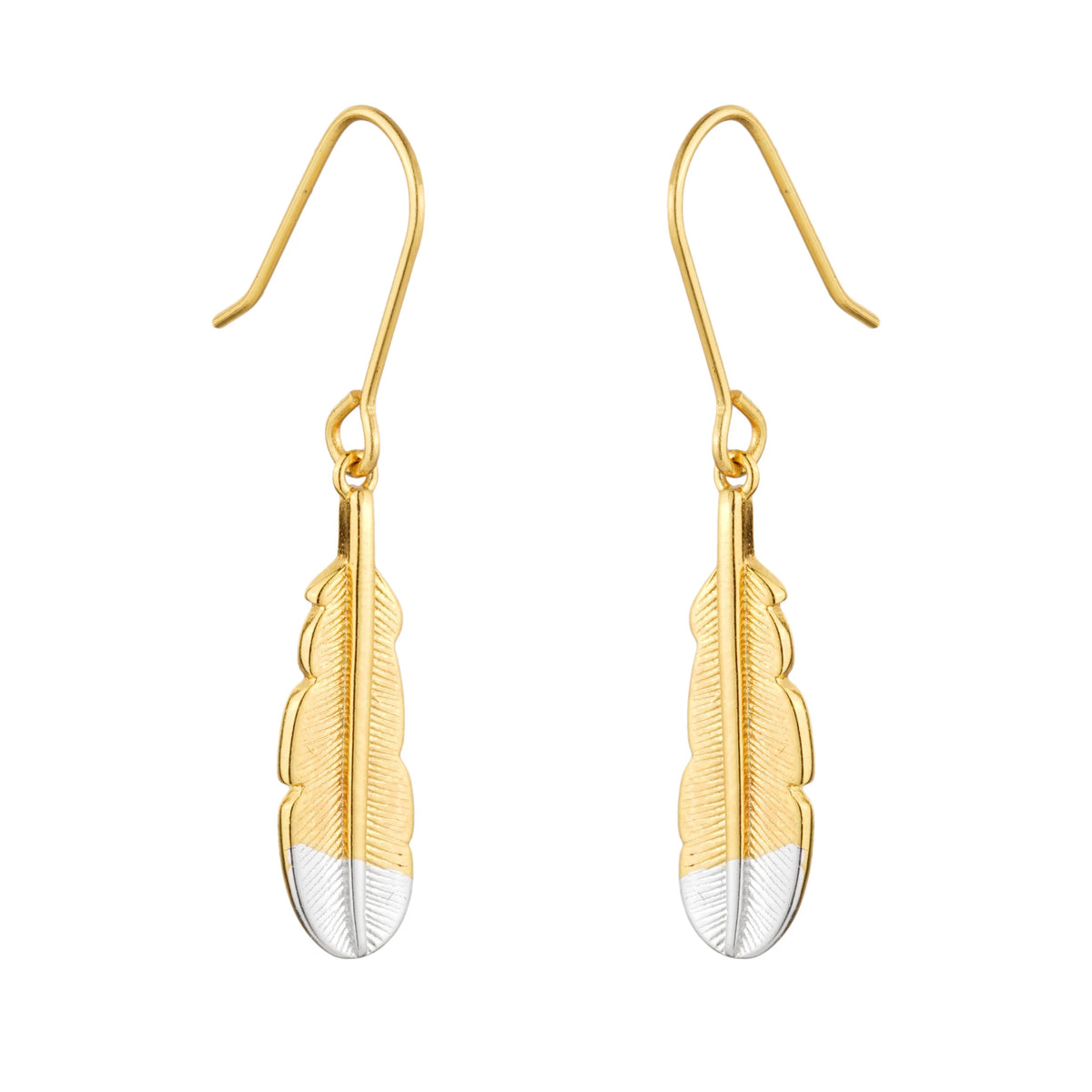 Huia Feather Pendant Earrings