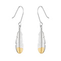 Huia Feather Pendant Earrings