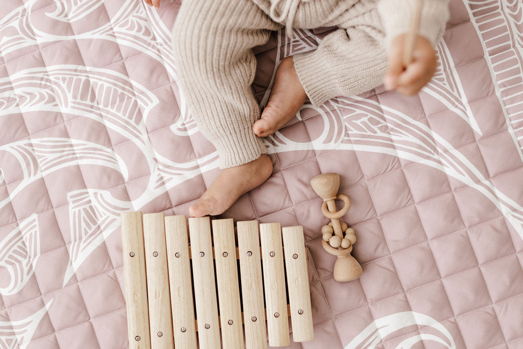 Māori Inspired Playmat | Mauve