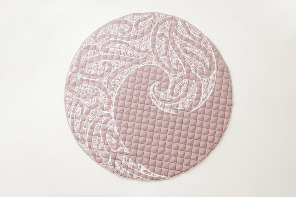 Māori Inspired Playmat | Mauve