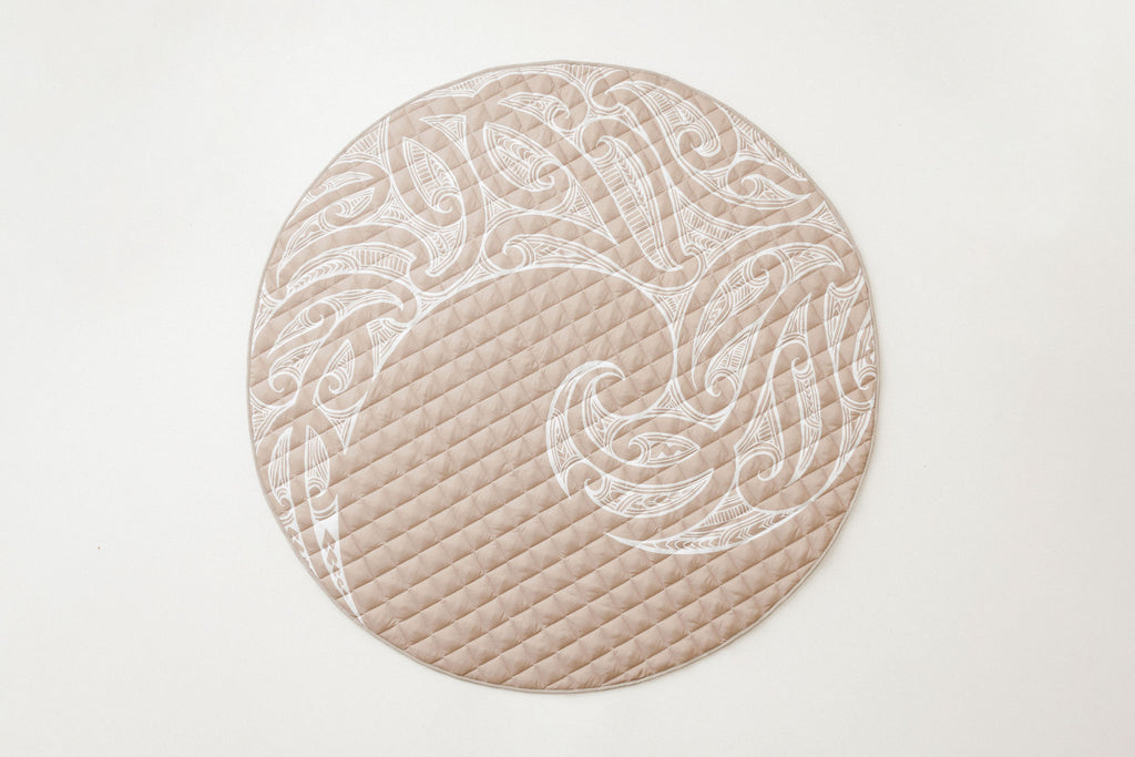Māori Inspired Playmat | Tan