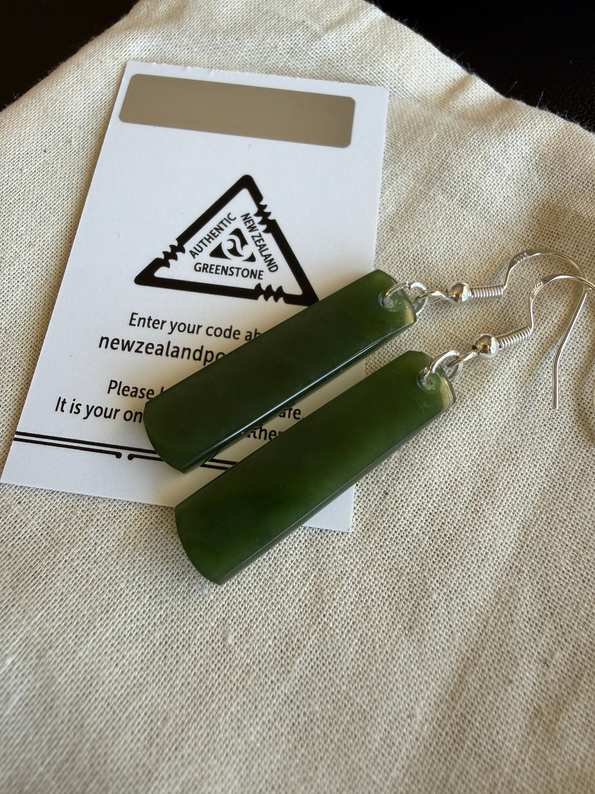 Pounamu Earrings - 3.0cm | Pair 30-03