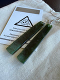 Pounamu Earrings - 4.5cm | Pair 45-03
